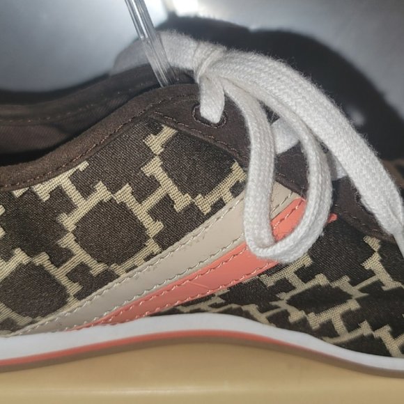 Tommy Hilfiger Tw Princess Brown Sneaker Shoe Size 7M - Picture 4 of 8